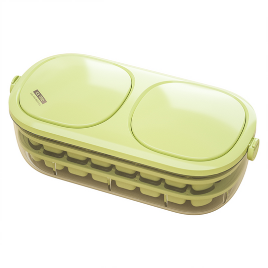 Ice Cube Tray with Lid and Bin,Easy Release Ice maker Trays With Container and Removable Lid & Scoop About this item
